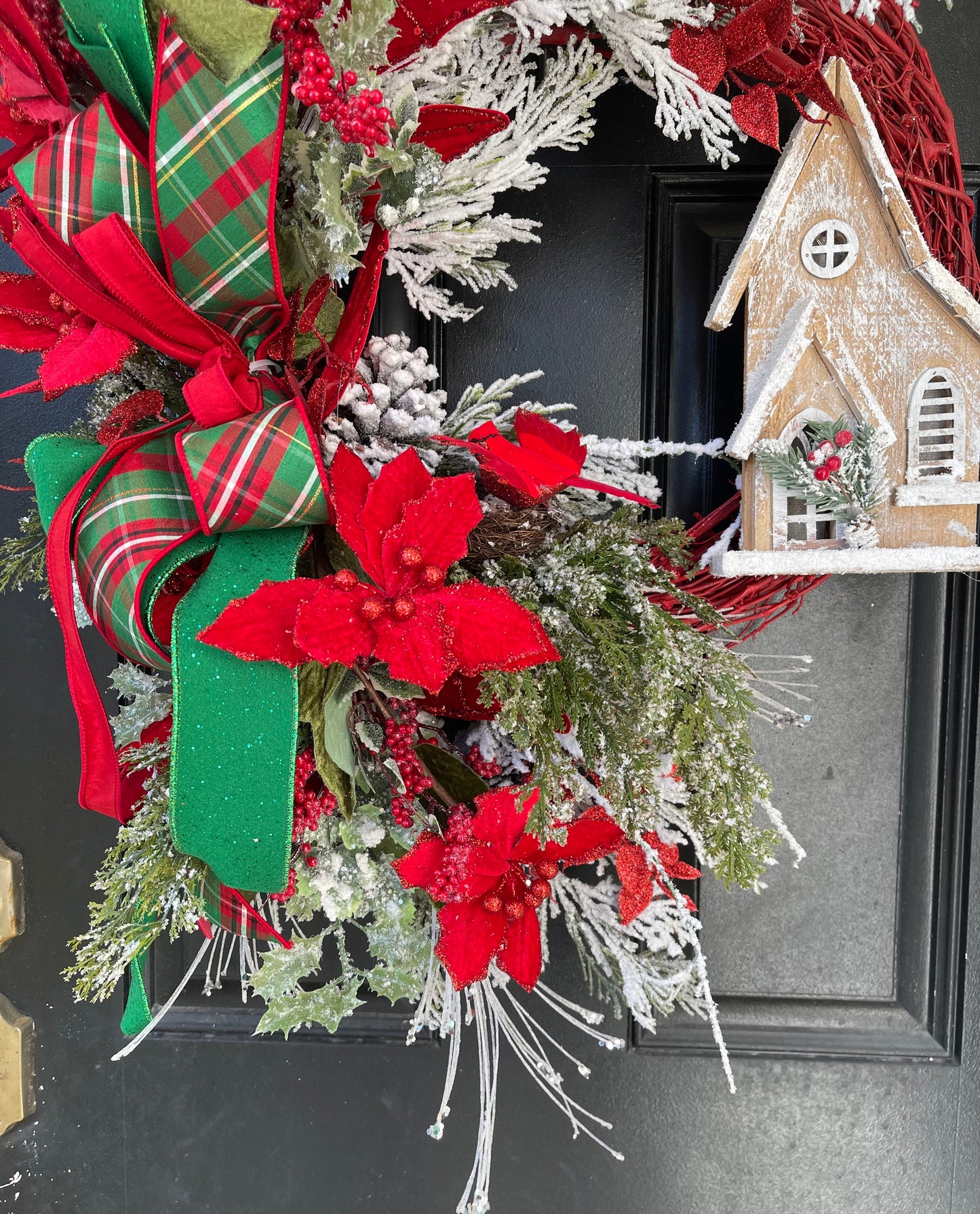 Grapevine Christmas wreath