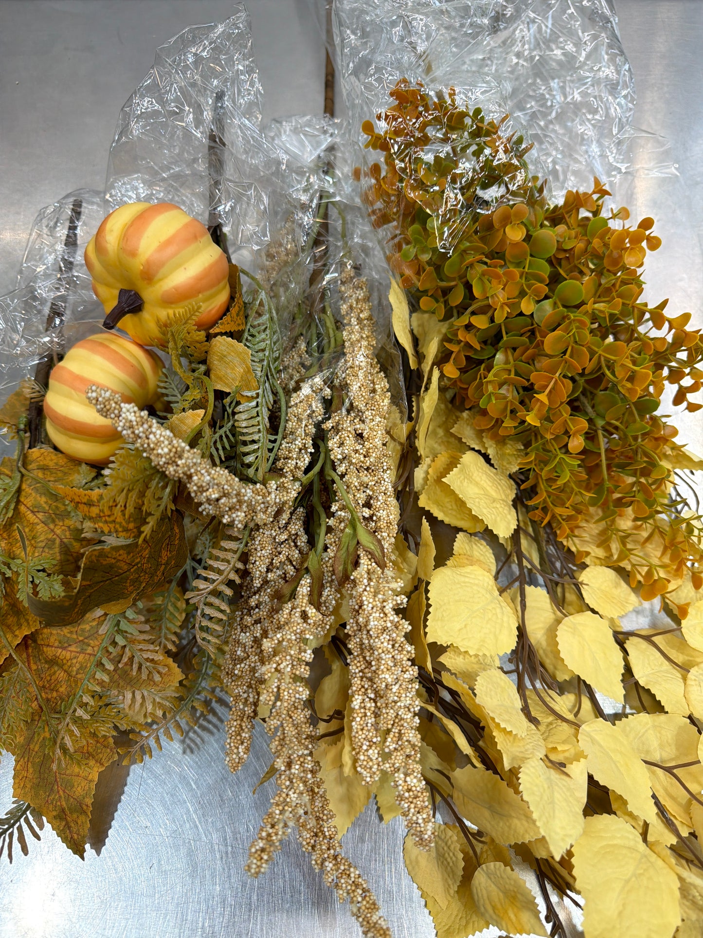 Oval Container with Pumpkins