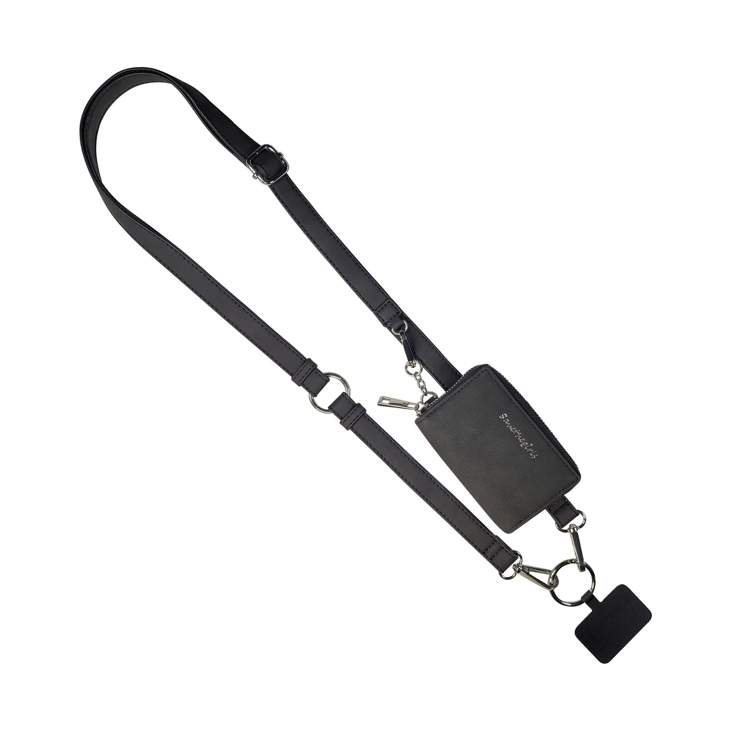 CLIP AND GO STRAP WITH POUCH-BLACK CG-3001BK