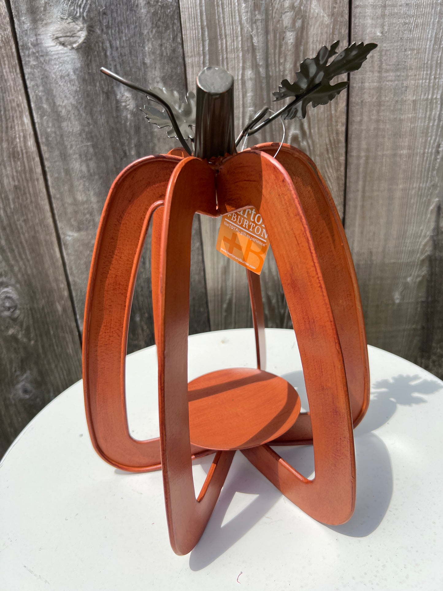 CANDLEHOLDER PUMPKIN ORANGE 9741510
