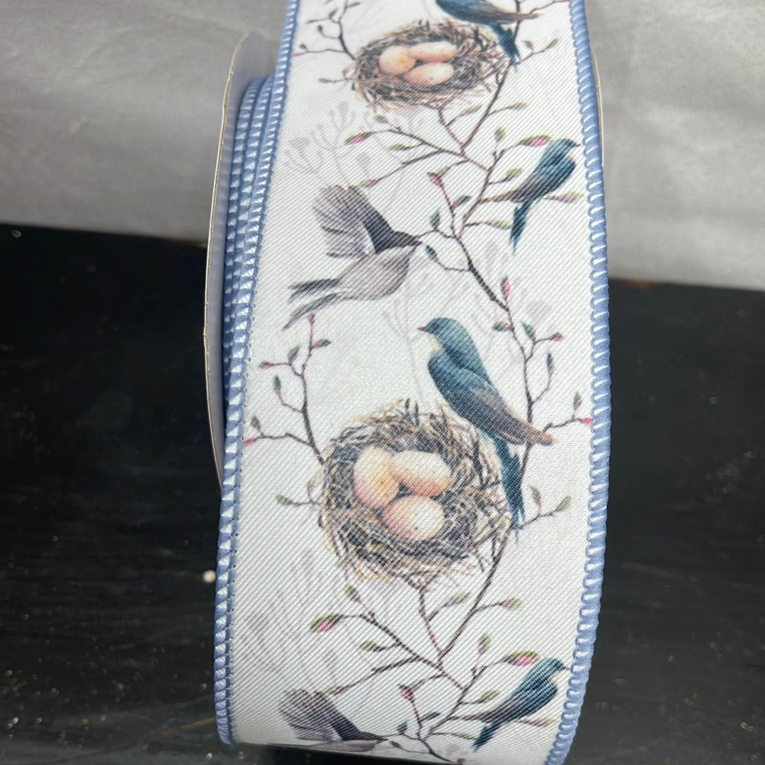 Birds And Eggs Wired Edge, 94343W