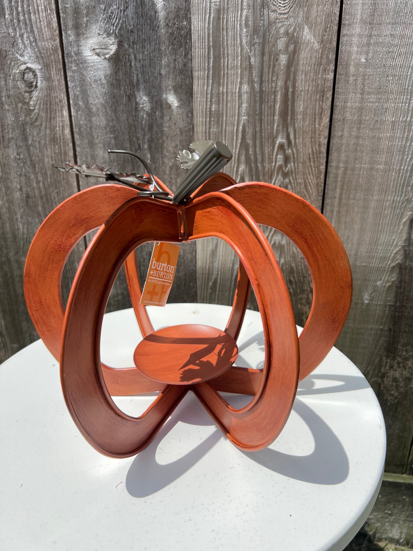 CANDLEHOLDER PUMPKIN ORANGE 9741510