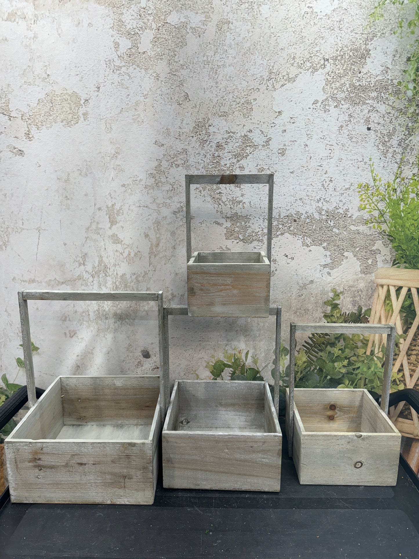Square boxes Brown 139100-White