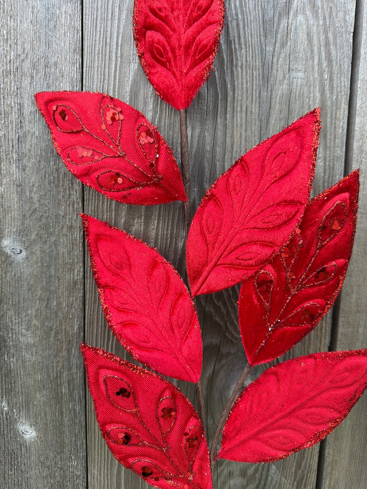 VELVET LEAF SPRAY W/JEWEL MTX70428
