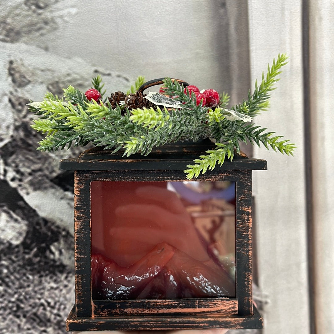 Fire light lantern BLACK