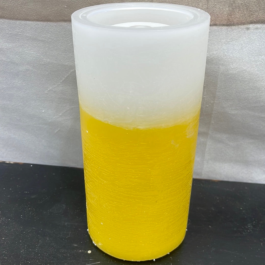 Ombre Water Wick Candle w/Remote, NE0344Y