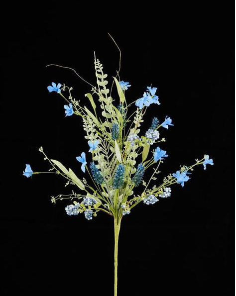 FABRIC FLOWER, EVA LEAF, BEAD SPRAY (60919) FH807146