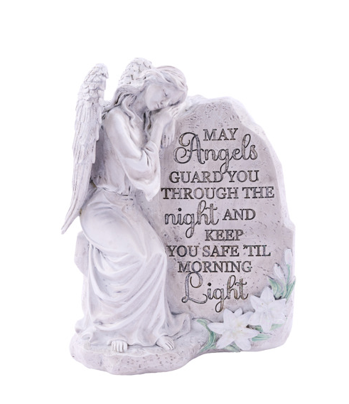 ANGEL W/LILIES STATUETTE AK007931