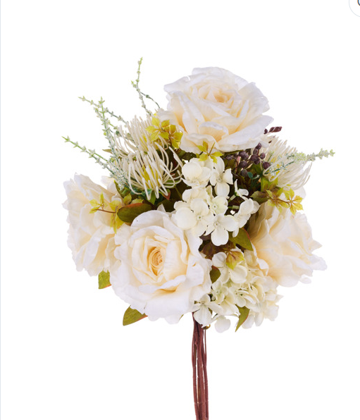 Peony/Daisy/Protea Bush Cream FB195135