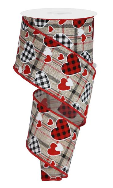 Check Heart/Mini Heart/Plaid RGE107701