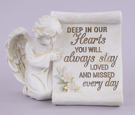 Angel W/Scroll Statuette AK009030