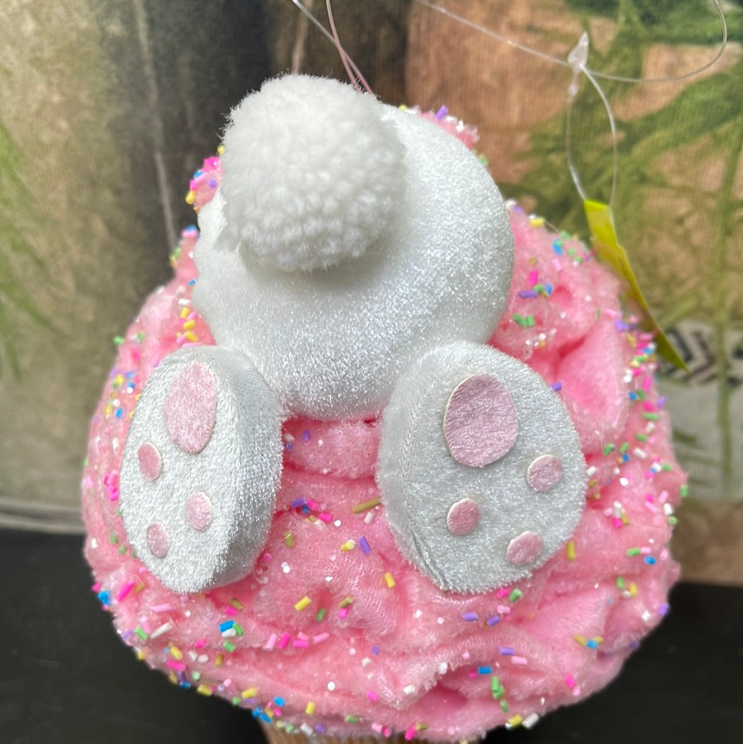 Orn Bunny Butt Cupcake 63281PK