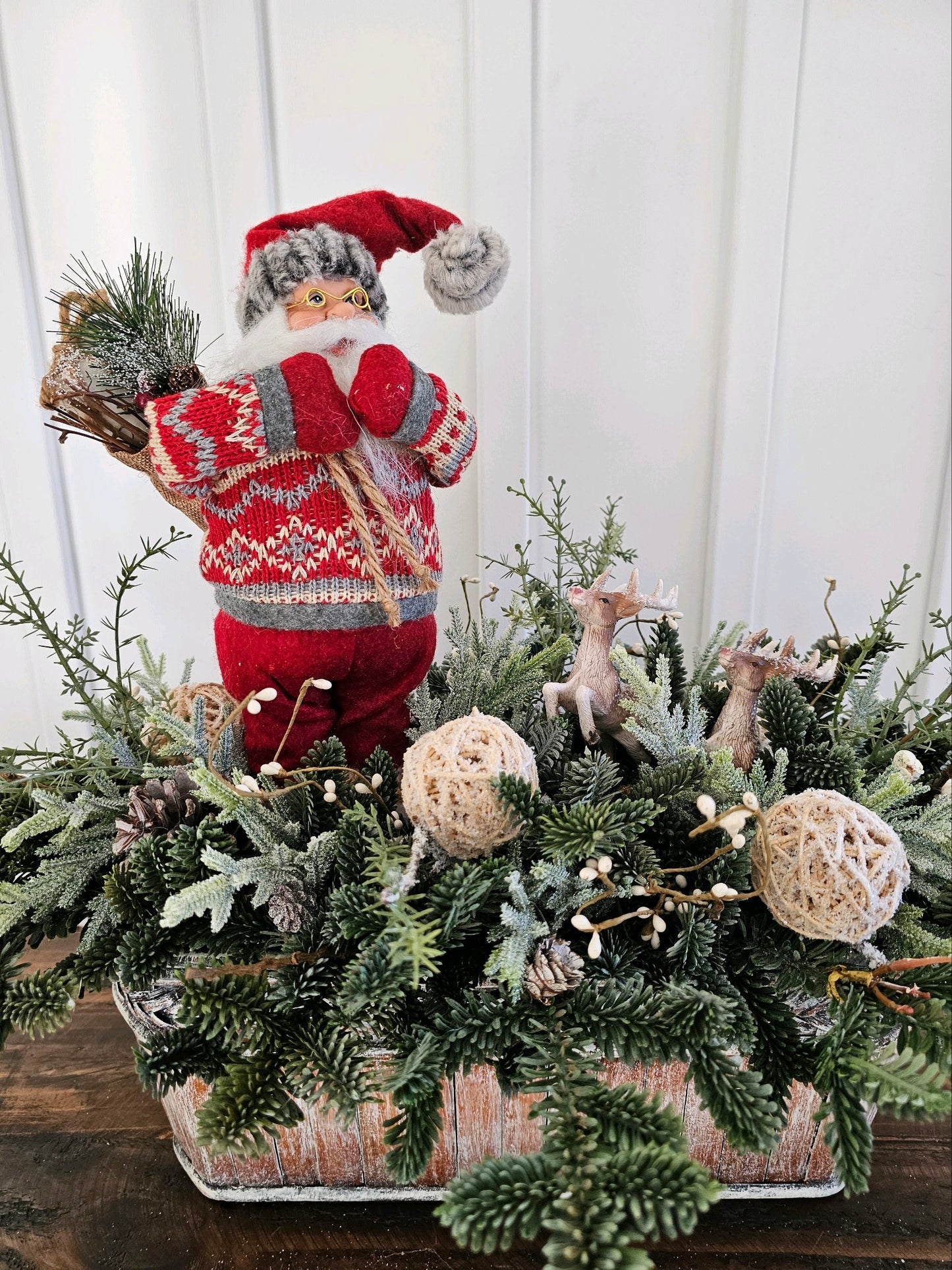 Santa centerpiece