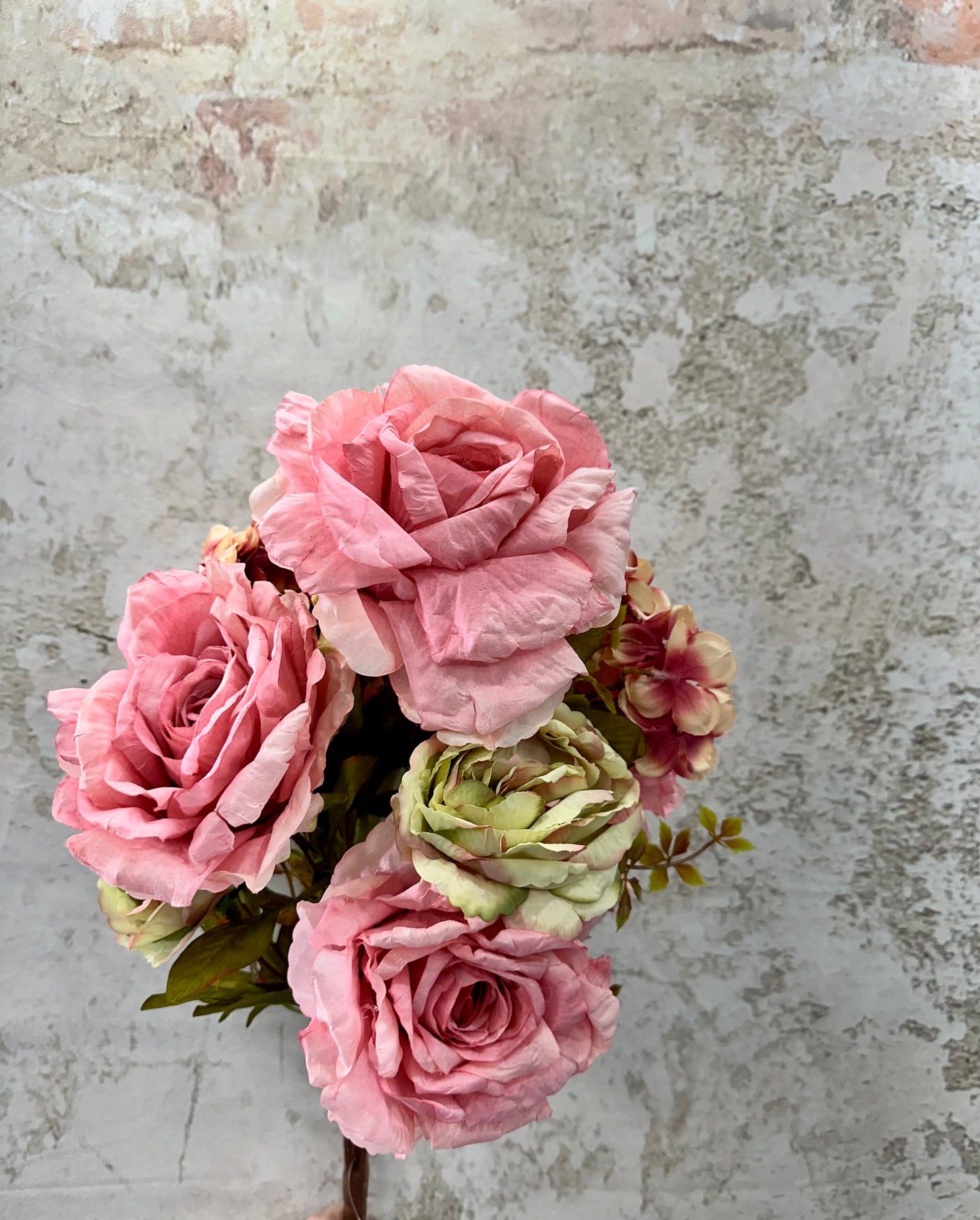 FABRIC ROSE/HYDRANGEA BUSH FB1934A6