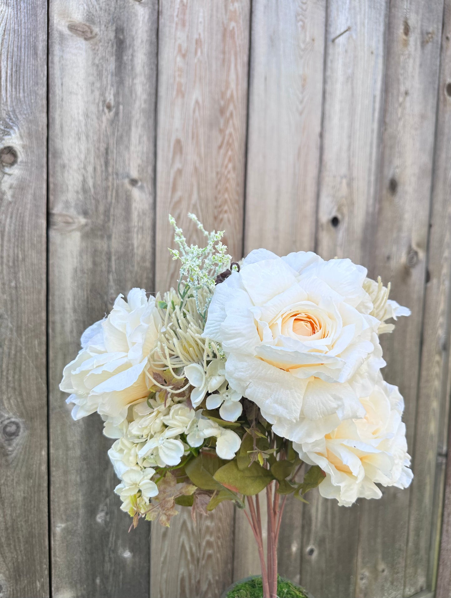 Peony/Daisy/Protea Bush Cream FB195135