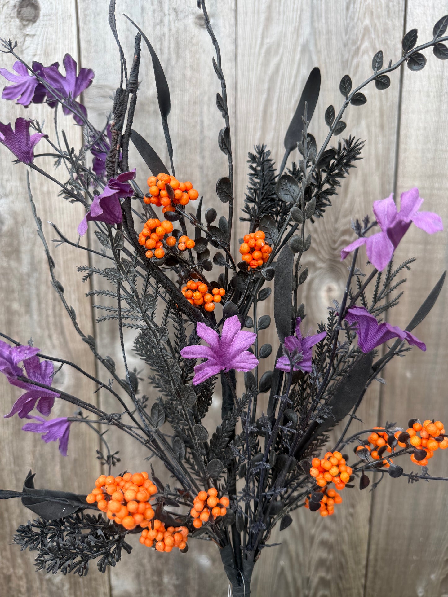 FABRIC FLOWER/EVA LEAF/BEADS SPRAY(60919) FH807175