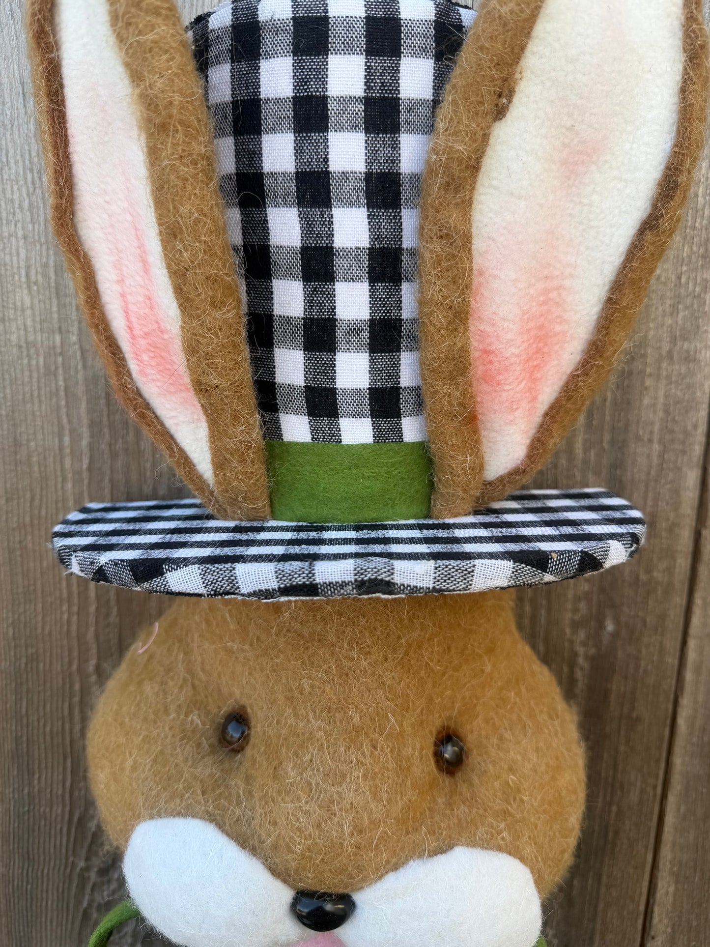 Orn Bunny Top Hat 62801BKWT