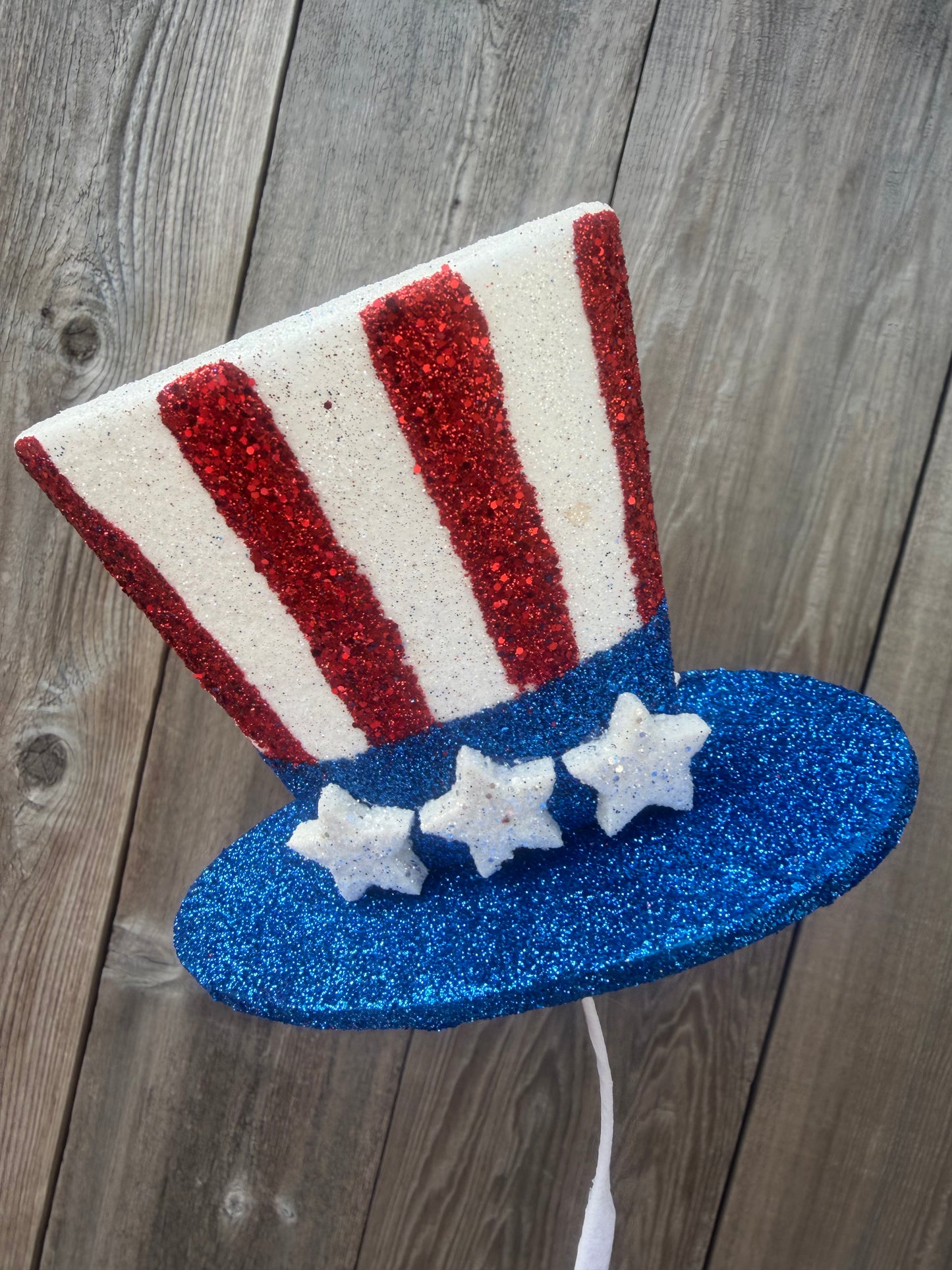 GLITTER USA TOP HAT 40423