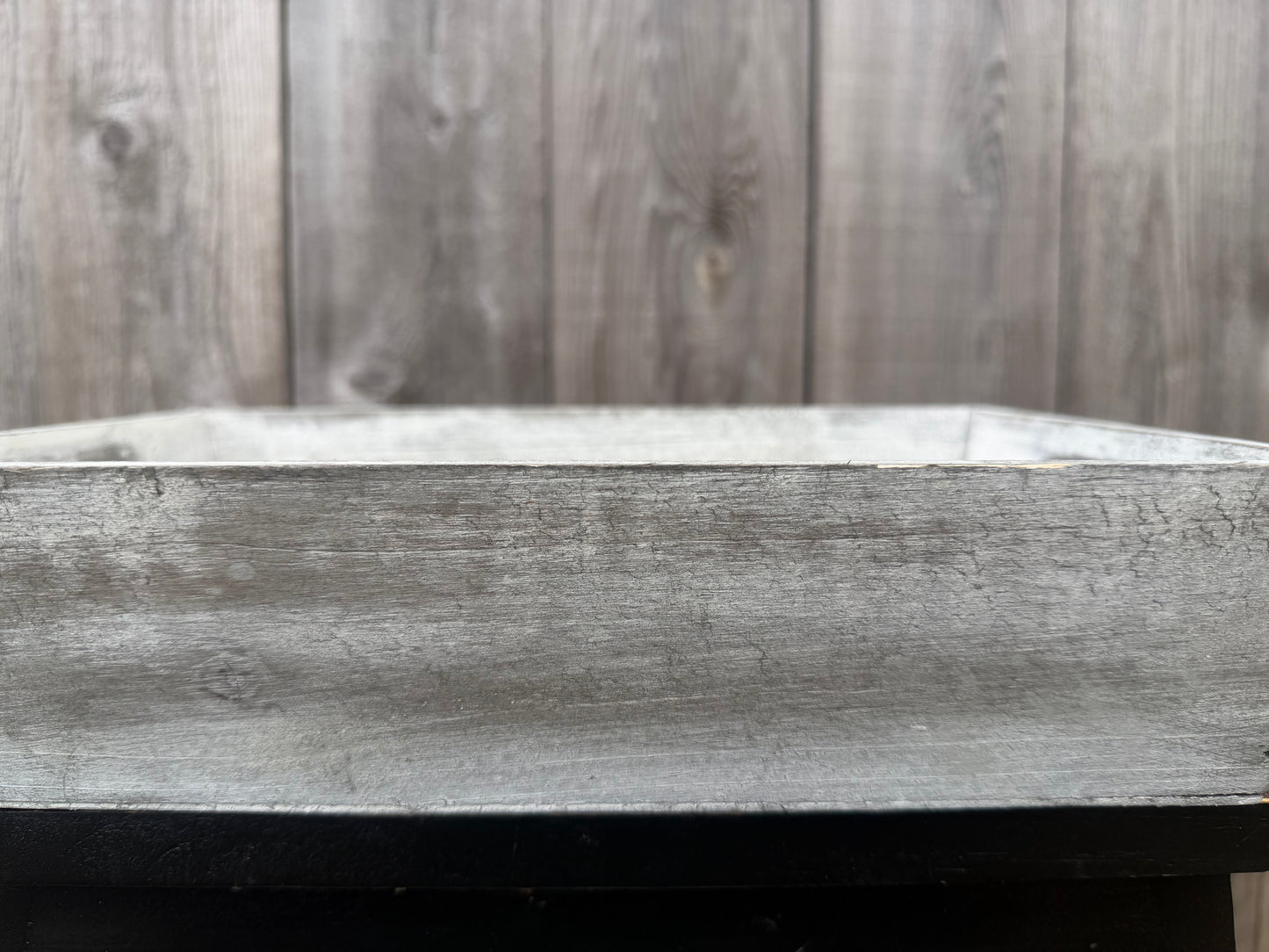 WOODEN TRAY MEDIUM GRAY 4013GY