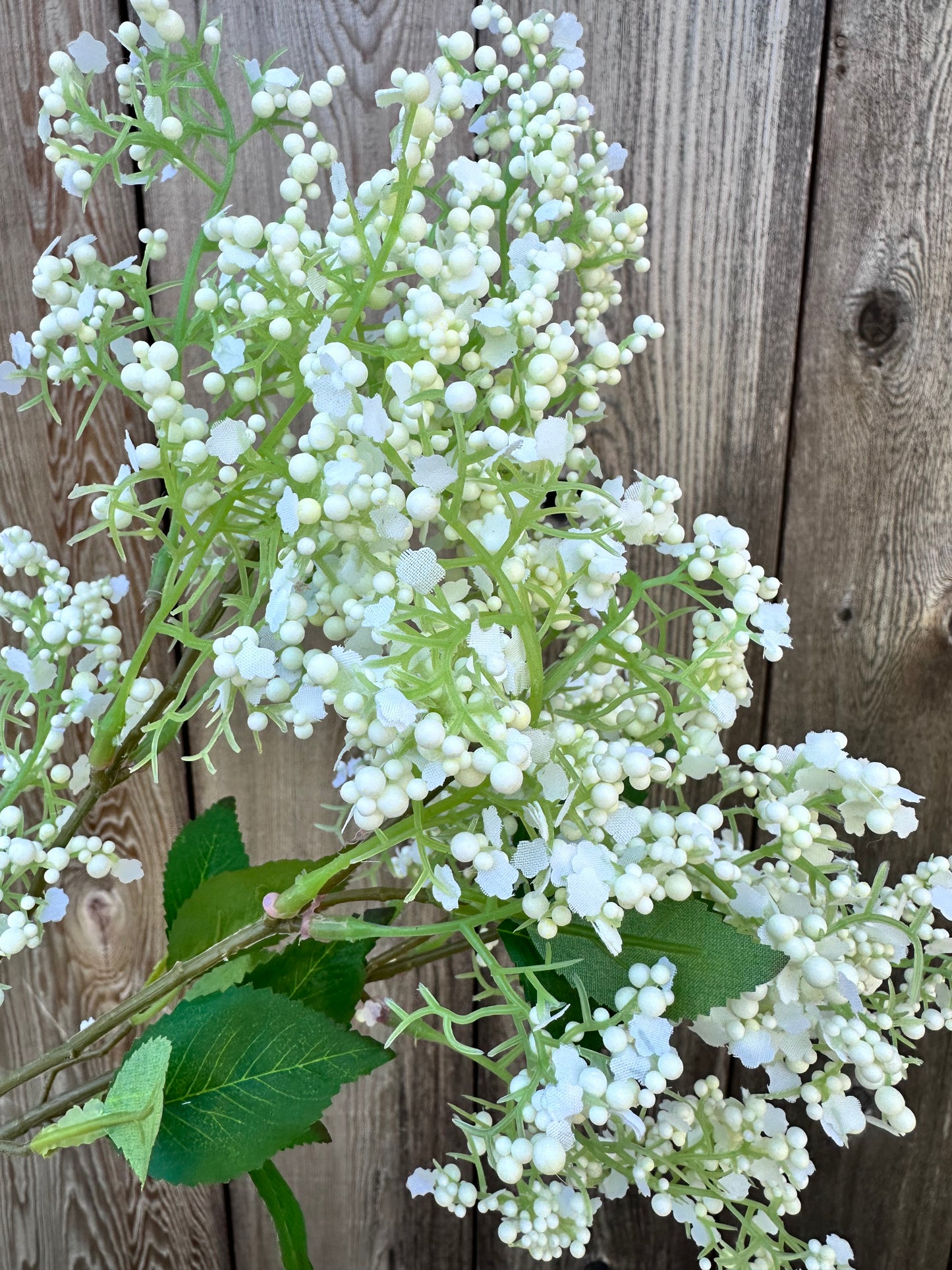 STICKY LAUREL SPRAY 34" CREAM/WHITE 6031-C