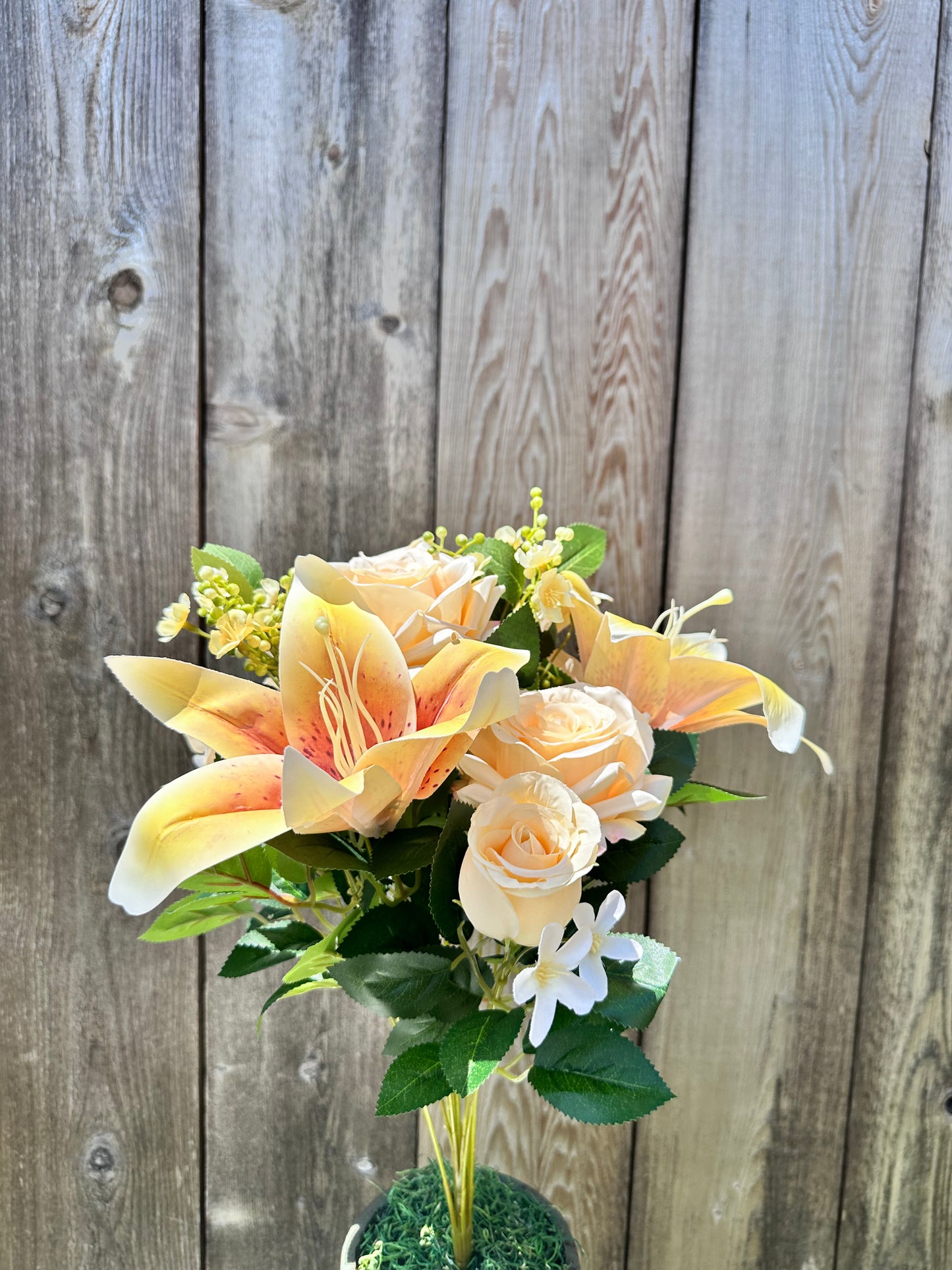 ROSE TIGER LILY BUSH 84693-YEL