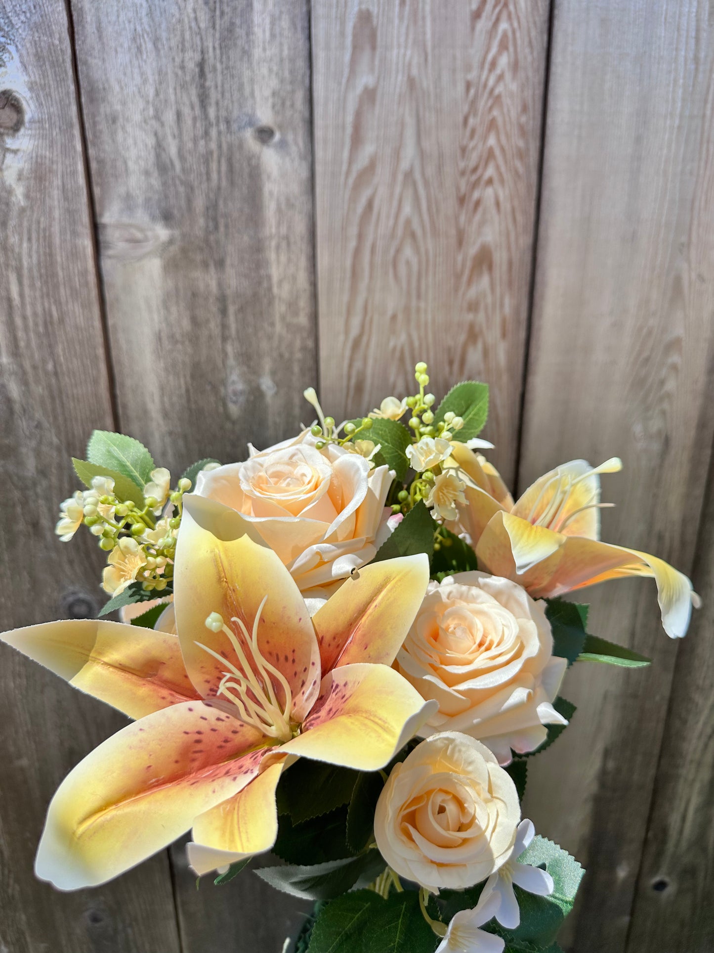ROSE TIGER LILY BUSH 84693-YEL
