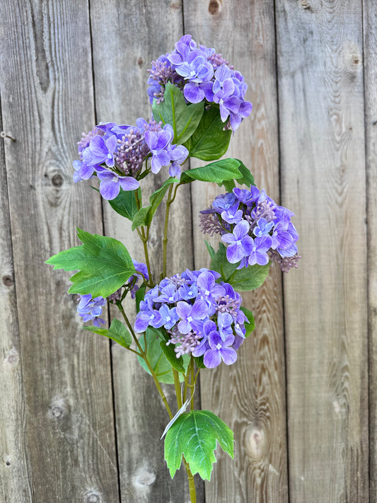 HYDRANGEA LG SPRAY PUR    79432