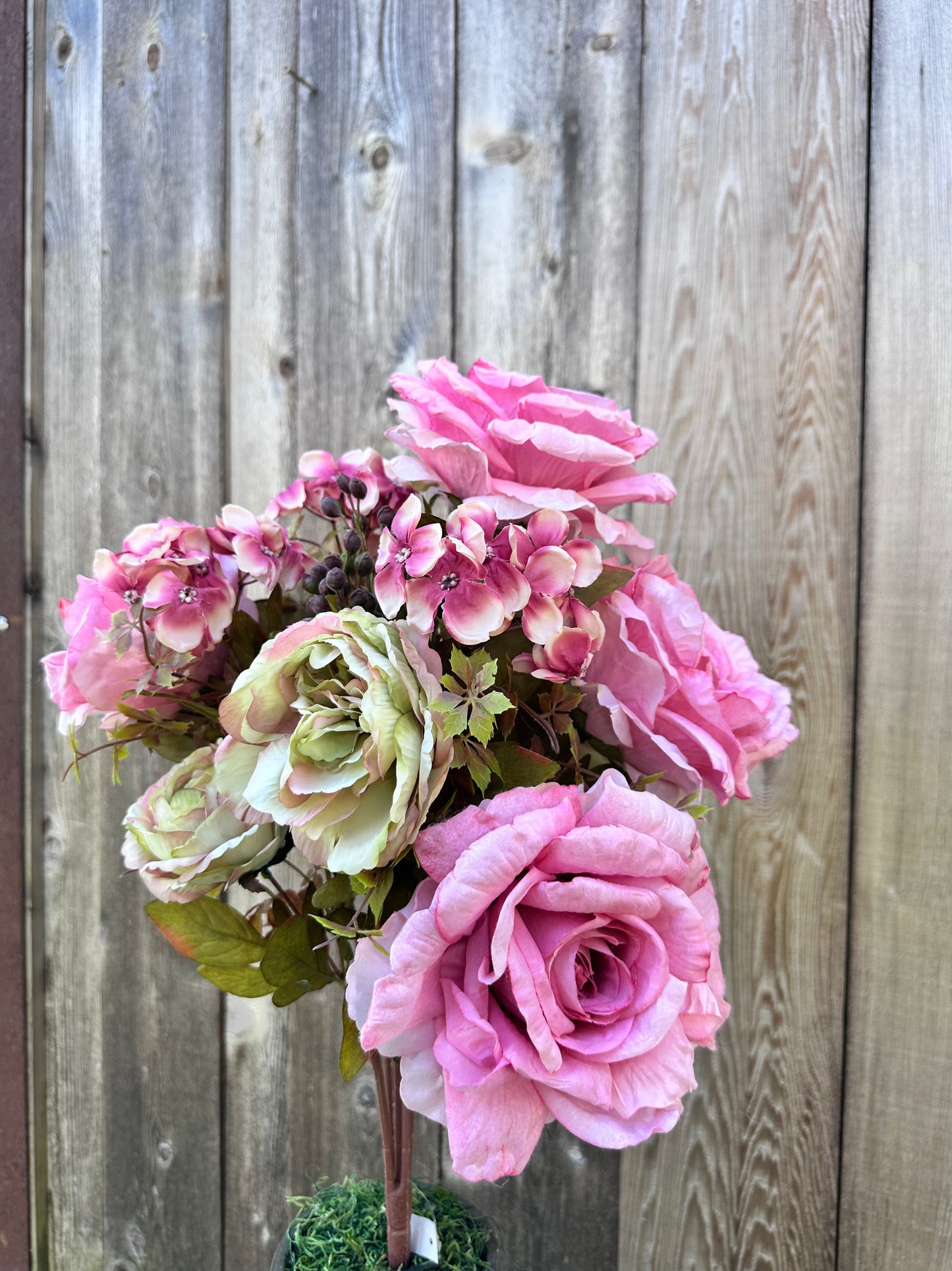 FABRIC ROSE/HYDRANGEA BUSH FB1934A6