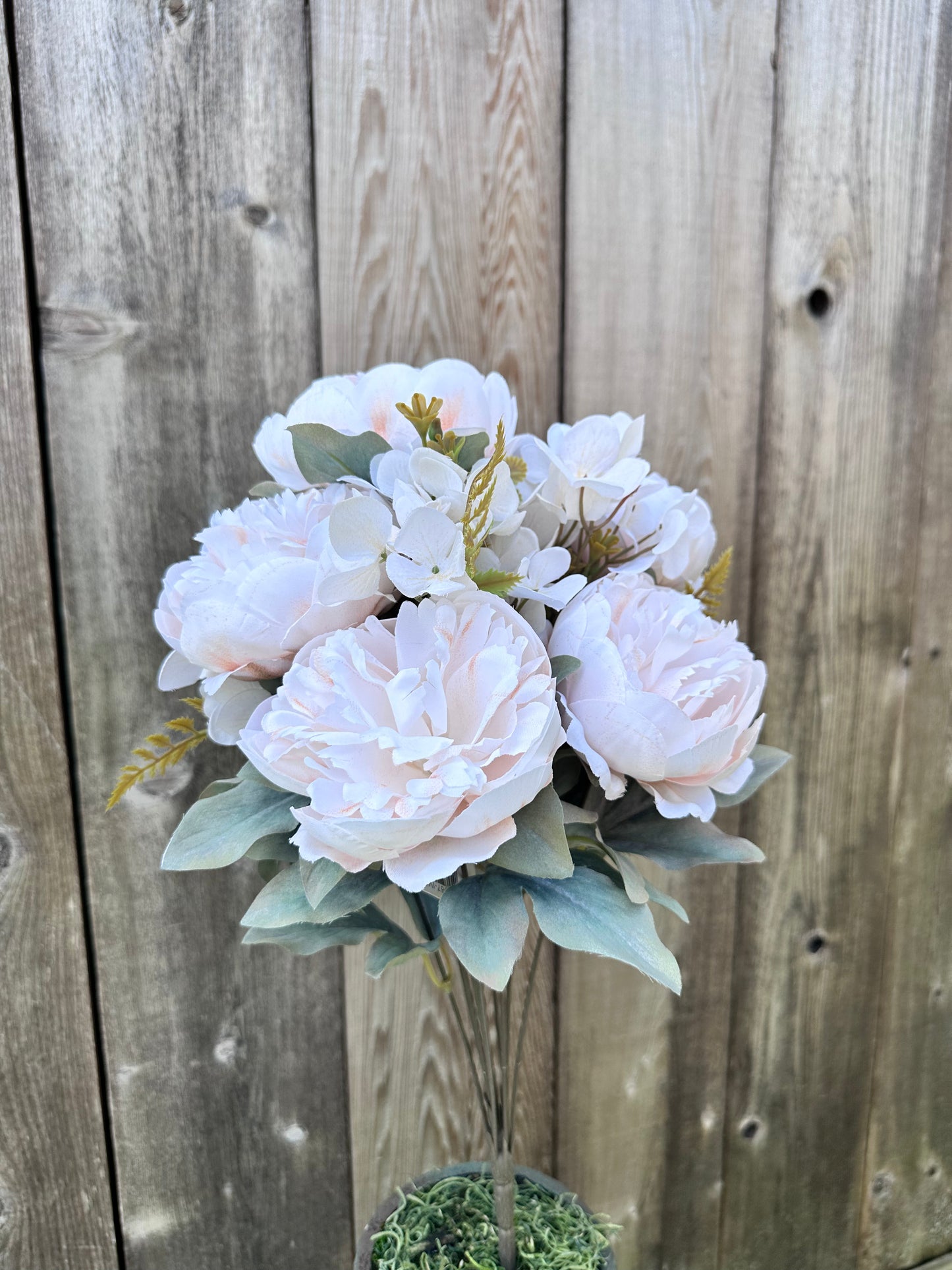 PEONY HYDRANGEA BUSH 84567-IVORY