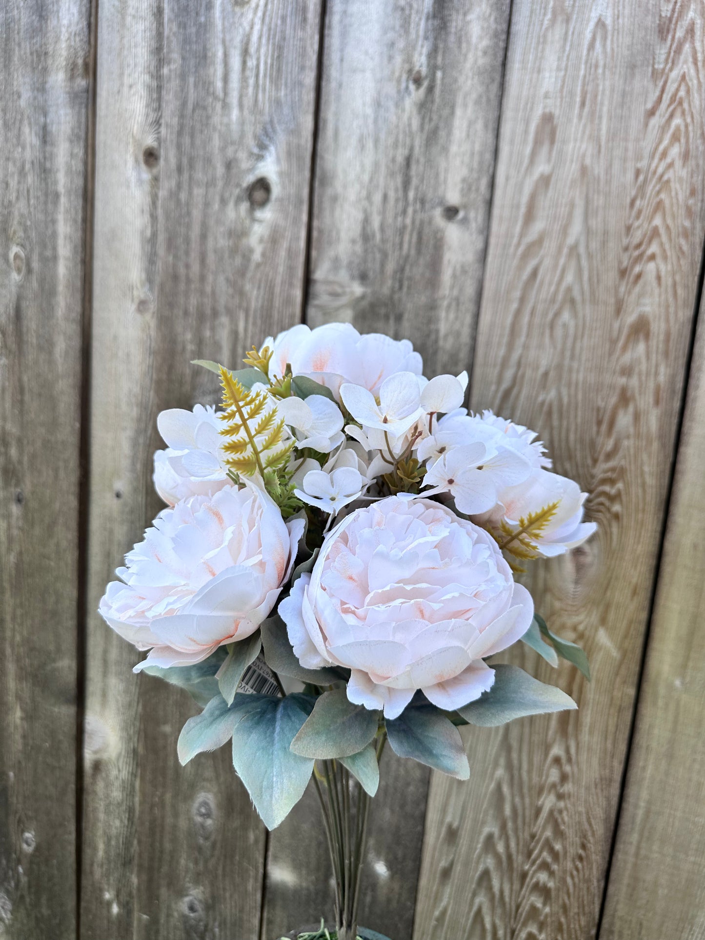 PEONY HYDRANGEA BUSH 84567-IVORY