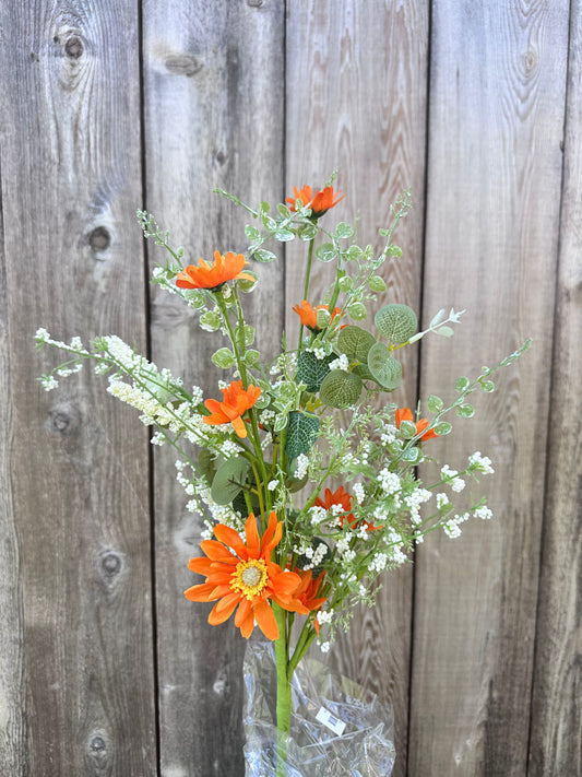 Mixed Daisy Spray   40017OR