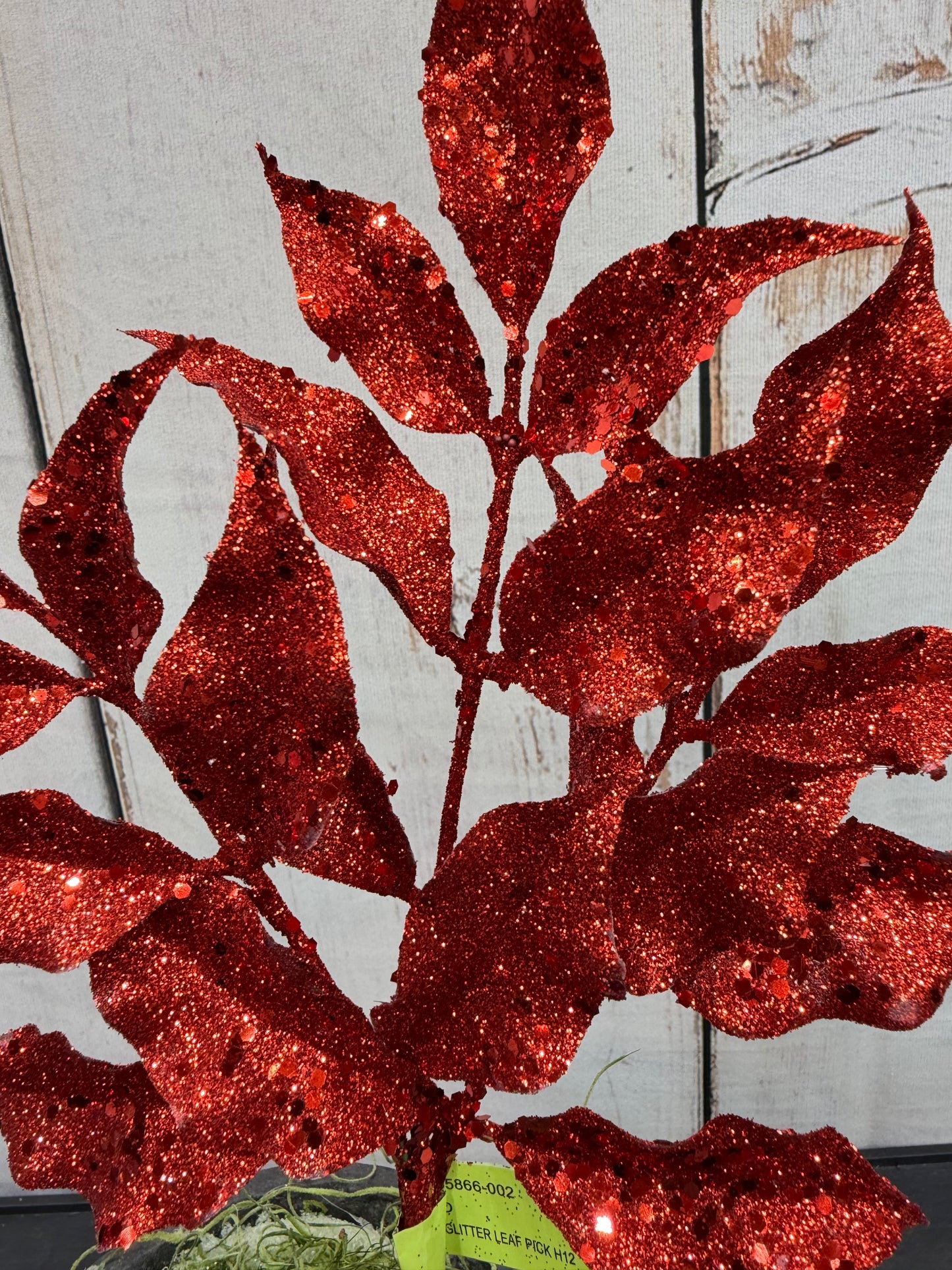 Glitter Leaf Pick XP55866-002