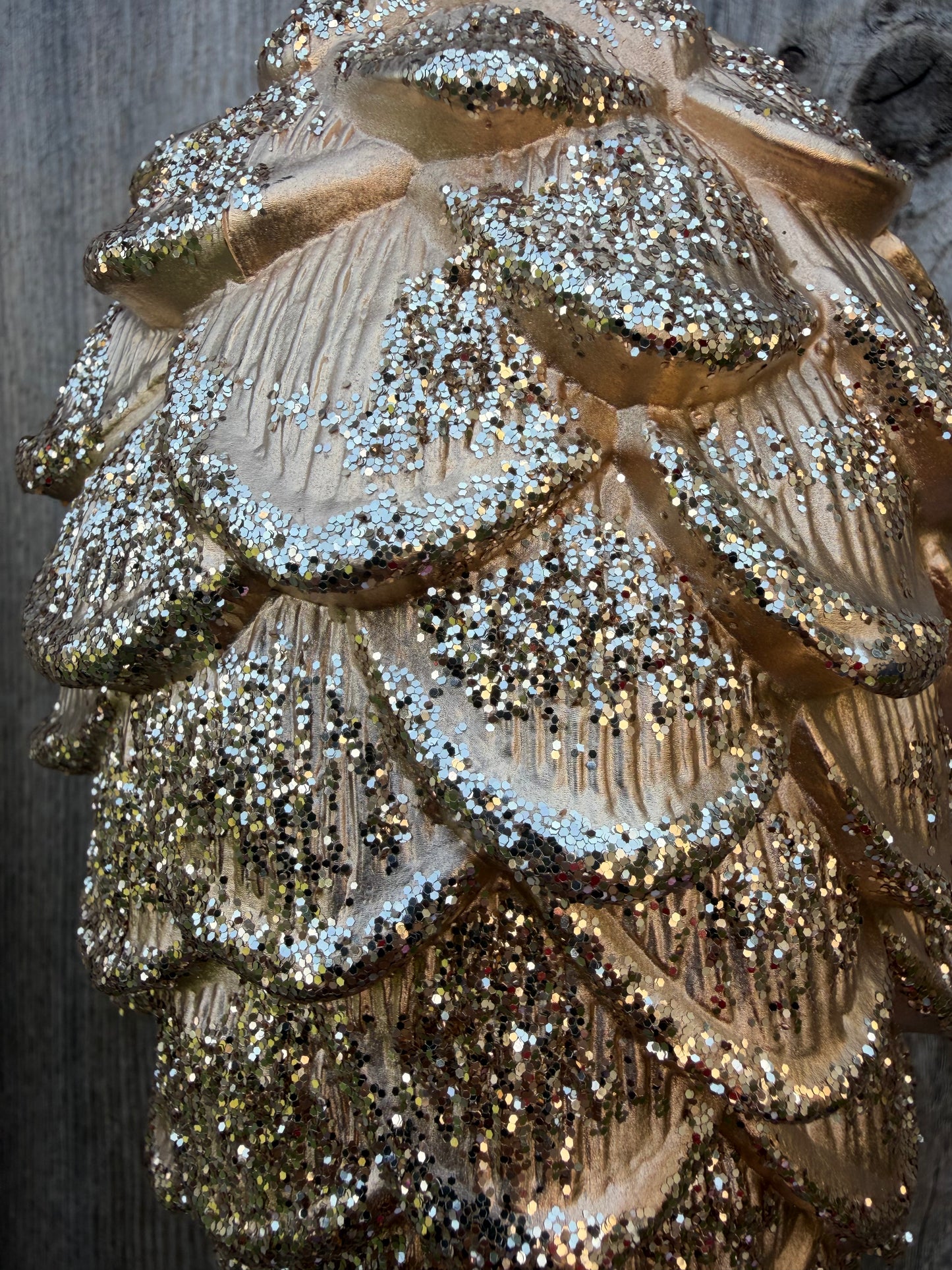 Orn Metallic Pinecone 85956CH