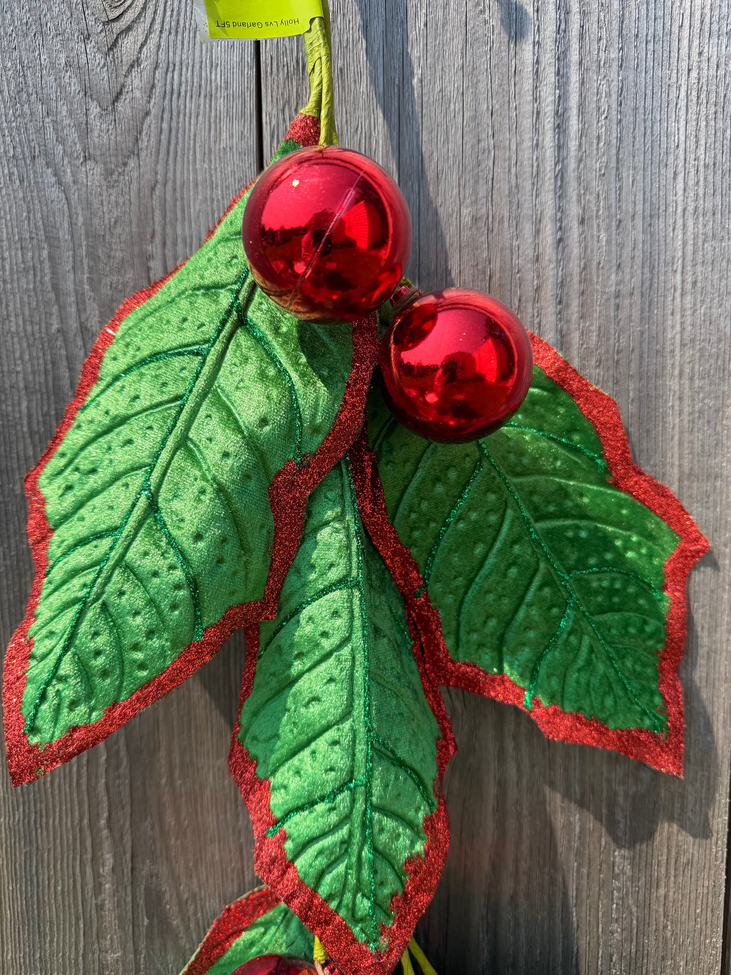Holly Lvs Garland 5FT 86265EMGNRD