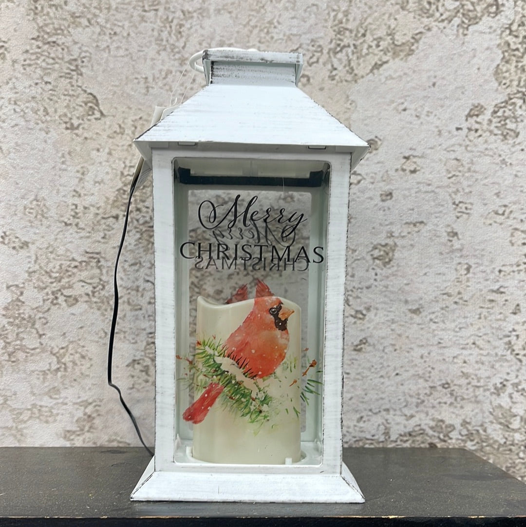 MERRY CHRISTMAS LANTERN W/CARD XN29033-003