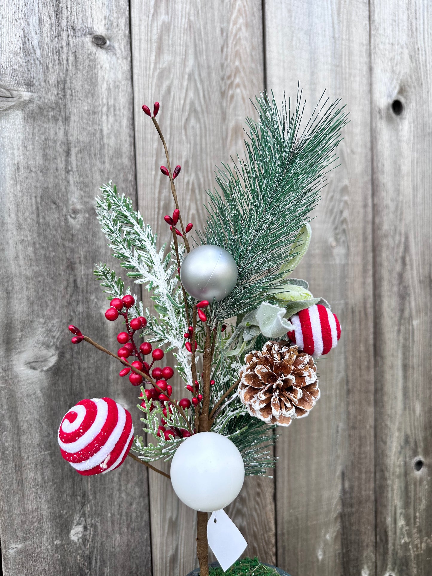 FROSTED PINE BALL 65229