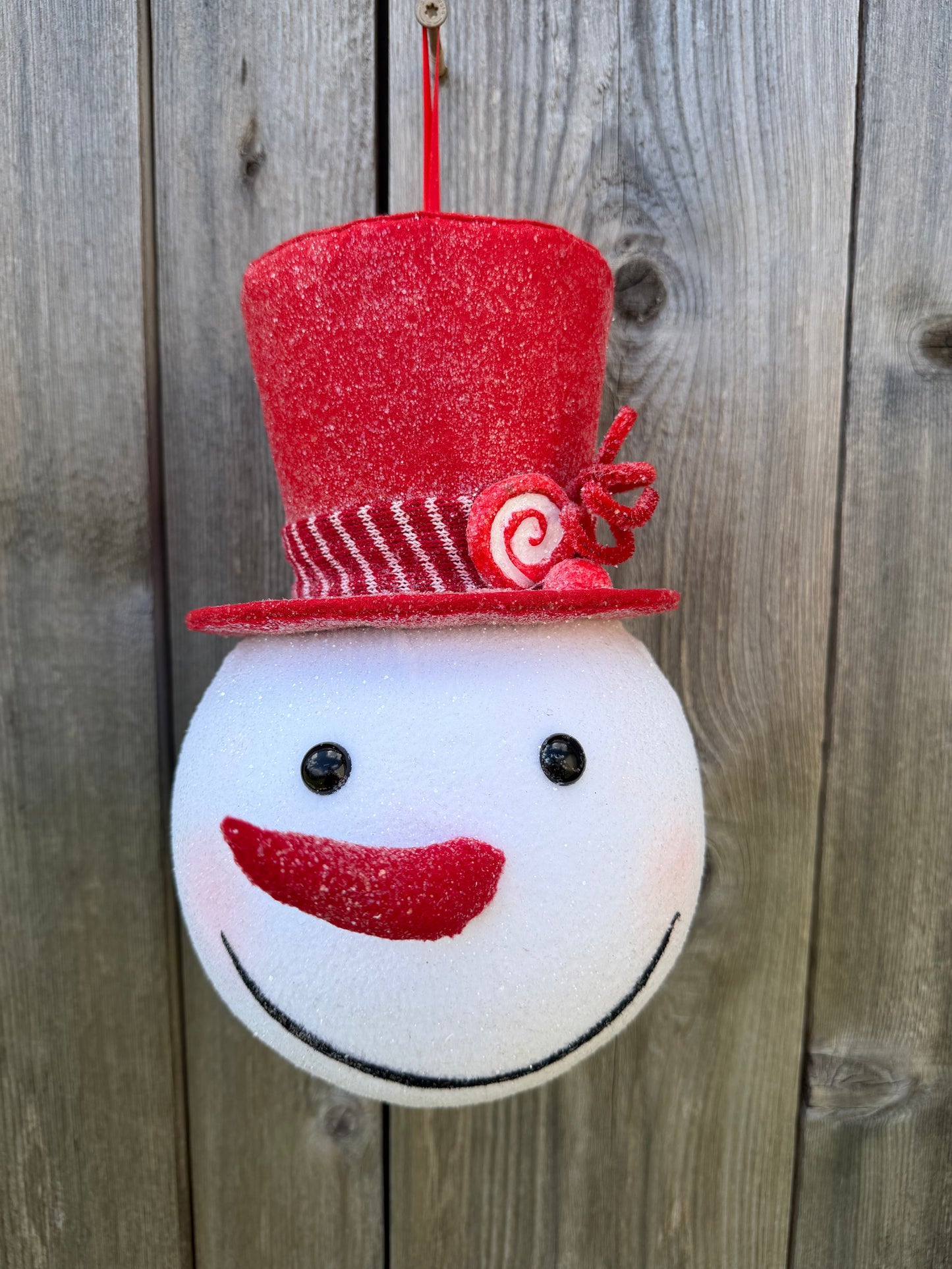 Orn Snowman Head H11xDIA7 86212RDWT