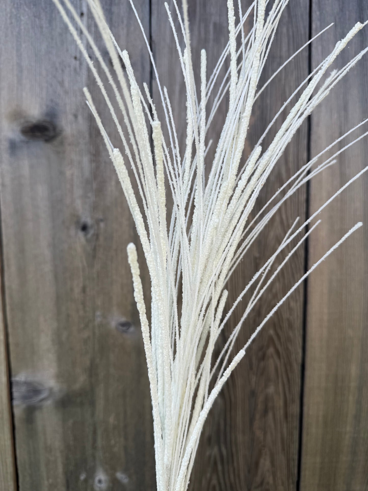 31"L GLITTER/MINI BEAD/FISHLINE SPRAY WHITE MN032827