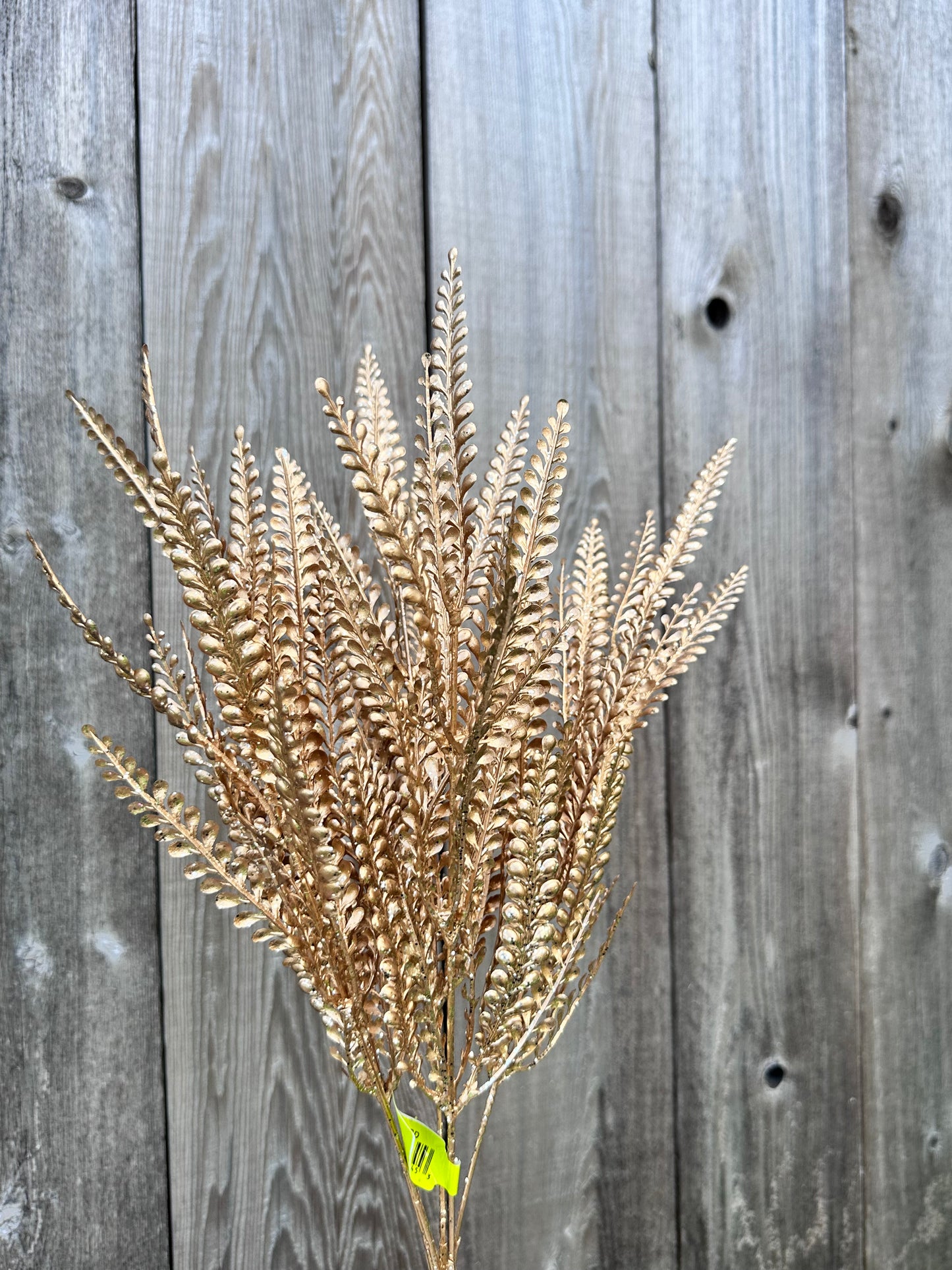 Gold Skinny Fern Bush 84999GD