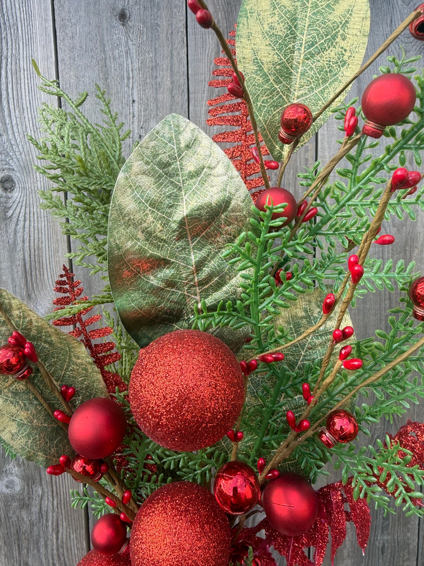 32 IN MIXED PINE BALL BERRY 65751