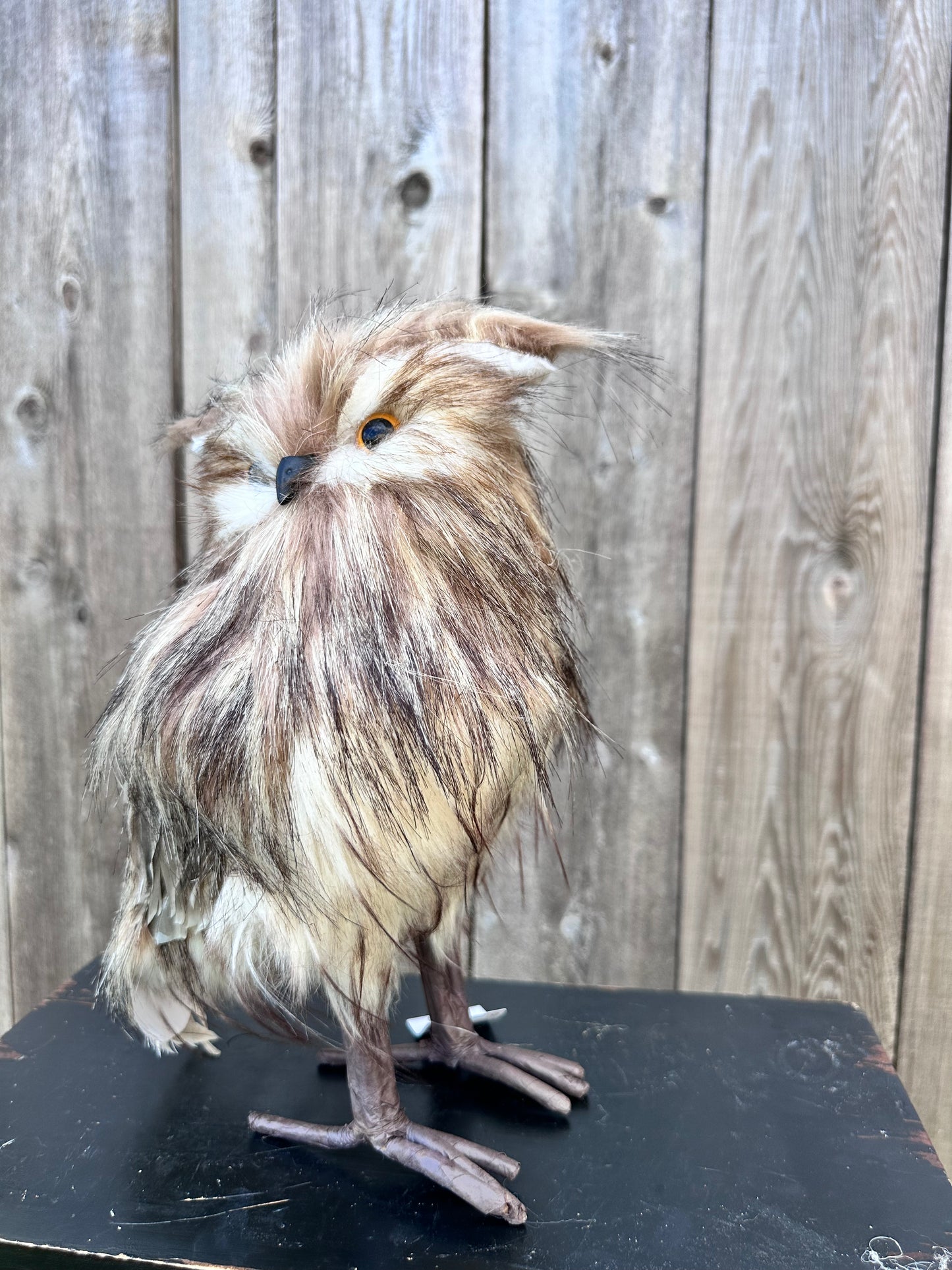 12" HANDCRAFTED OWL FIGURINE 2648090