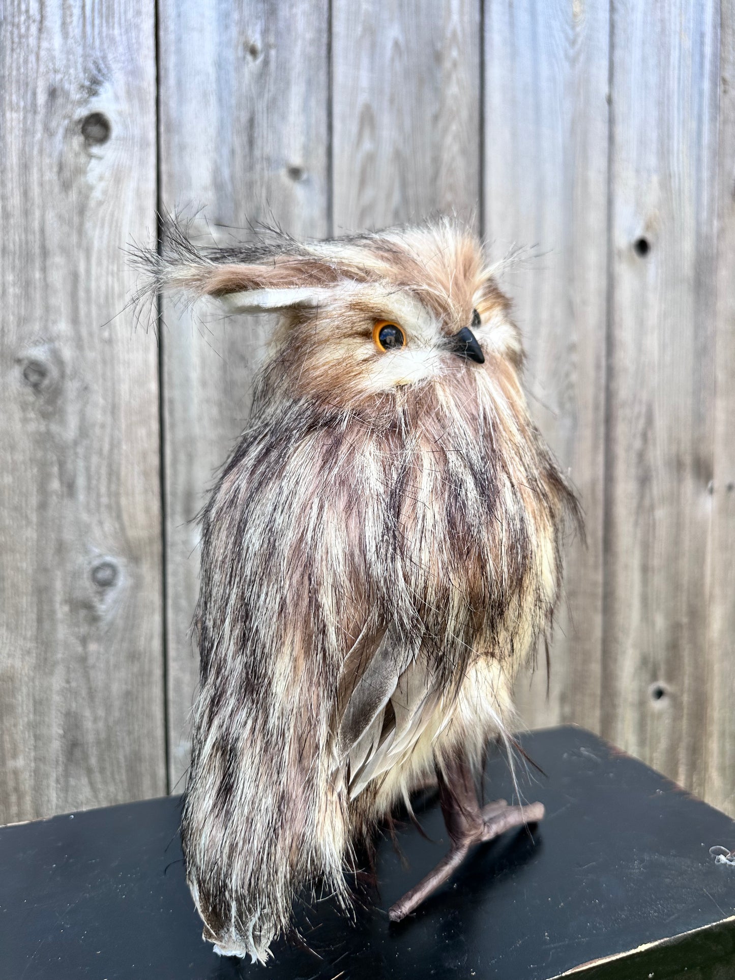 12" HANDCRAFTED OWL FIGURINE 2648090
