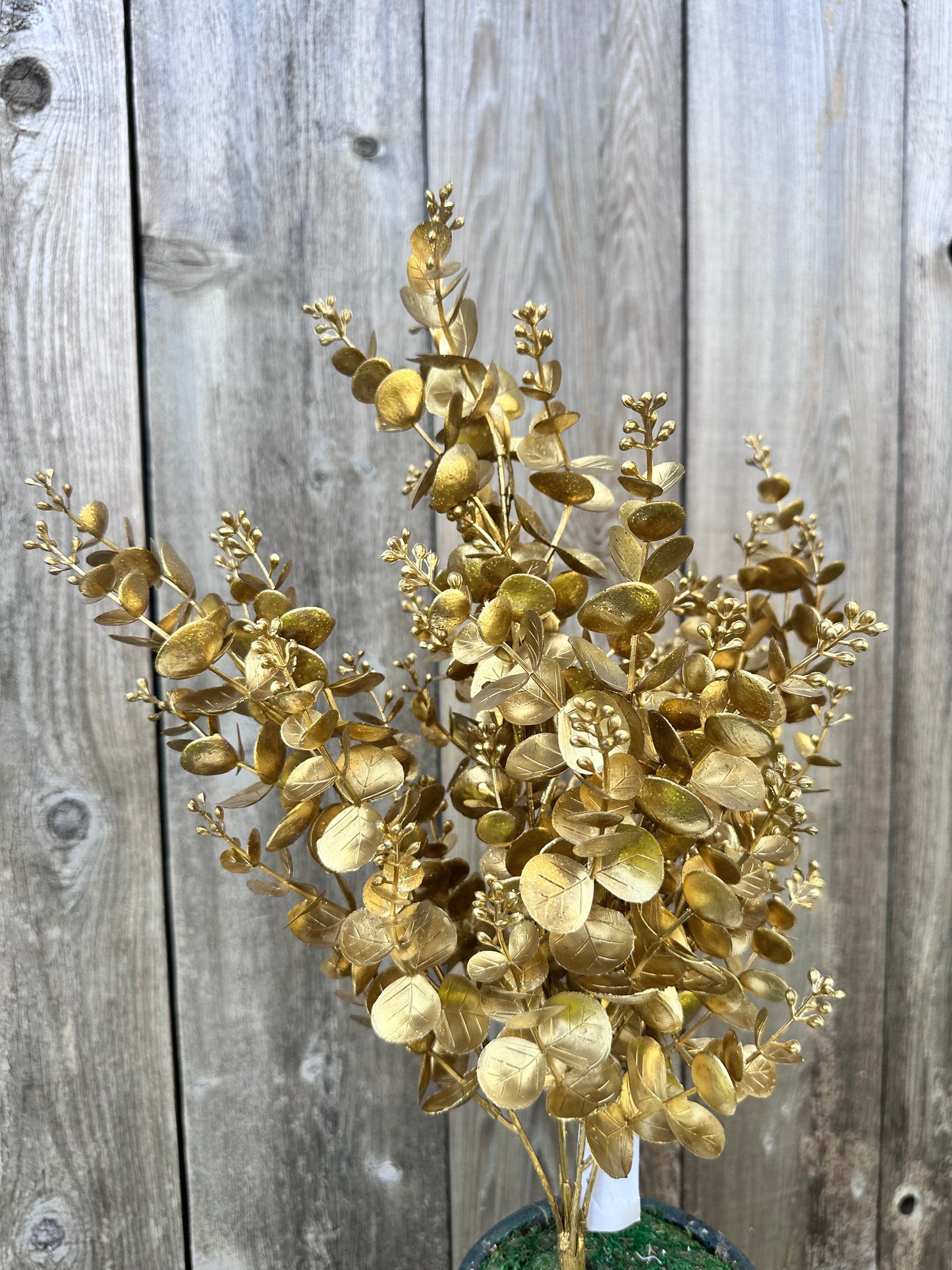 EUCALYPTUS W GLITTER 84340-GOLD