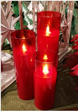 LED PILLAR X 3PC LC3315RED