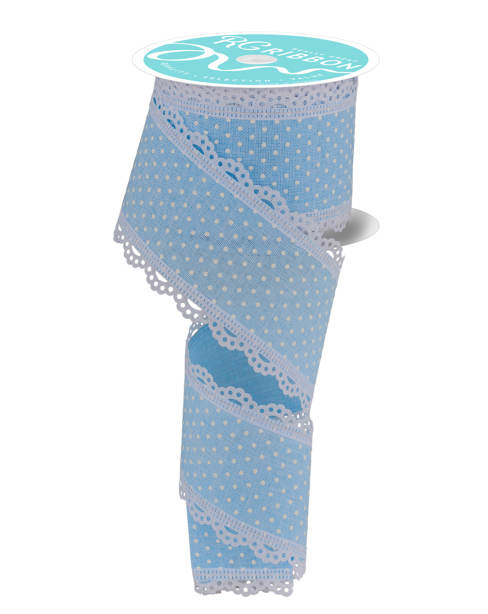 SWISS DOTS W/LACE RG0887014