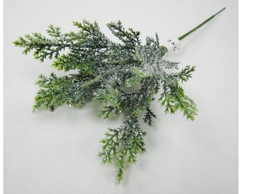 CEDAR PICK W/ FROST - GREEN / FROSTED (SOLD BY PACK OF 12) CS5056