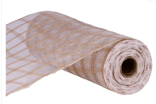 Faux Jute Check Mesh RY830618