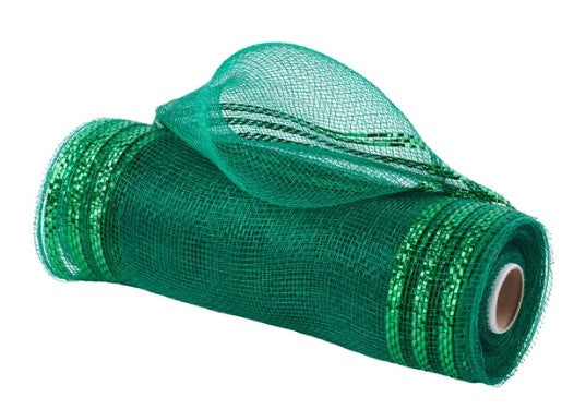 Border Stripe Metallic Mesh RE850206