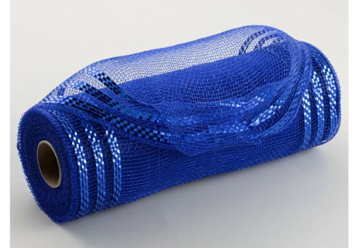 Border Stripe Metallic Mesh RE850225