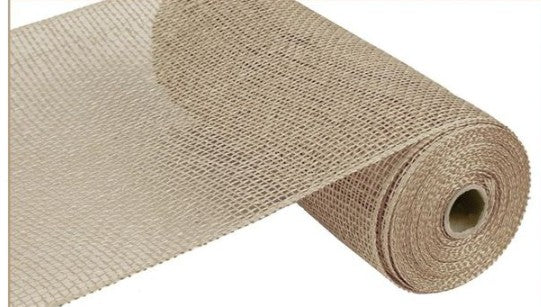 Poly Burlap Mesh - Natural CRP01-18